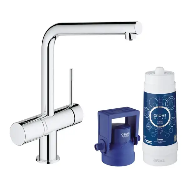 Кухонний змішувач зі стартовим пакетом GROHE Blue Minta Pure (31345002)