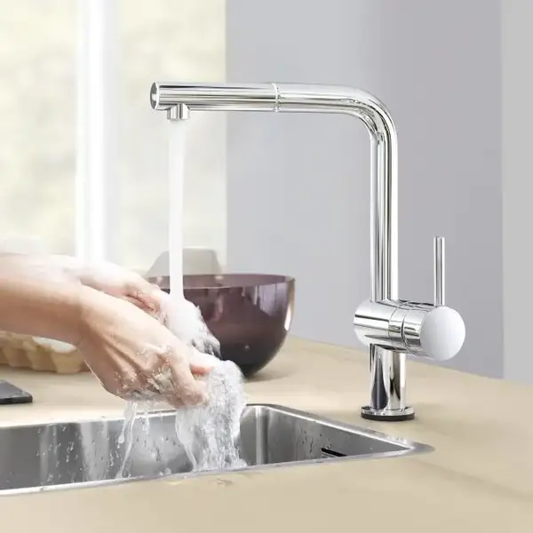 Кухонний змішувач сенсорний для мийки GROHE Minta Touch (31360DC1) Кухонний змішувач сенсорний для мийки GROHE Minta Touch (31360DC1)