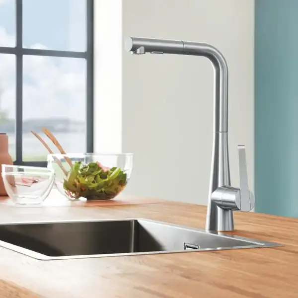 Кухонний змішувач Grohe Zedra, сталь (32553DC2) Кухонний змішувач Grohe Zedra, сталь (32553DC2)