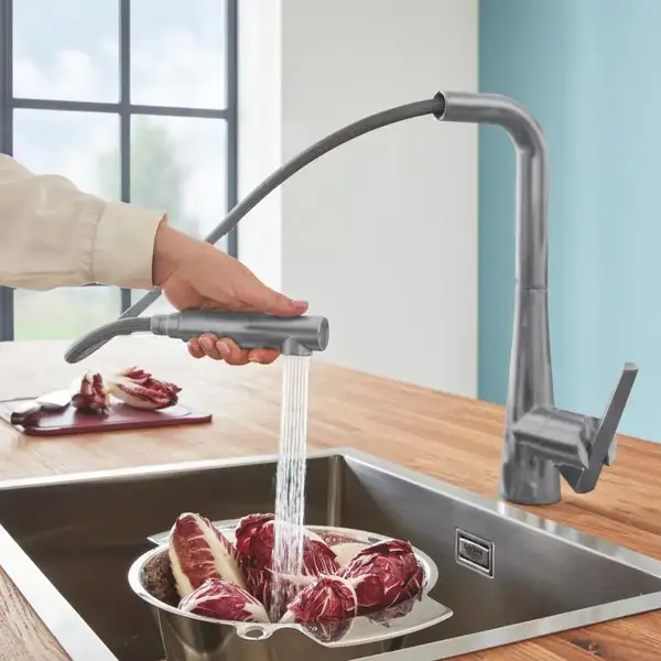 Кухонний змішувач Grohe Zedra, сталь (32553DC2) Кухонний змішувач Grohe Zedra, сталь (32553DC2)