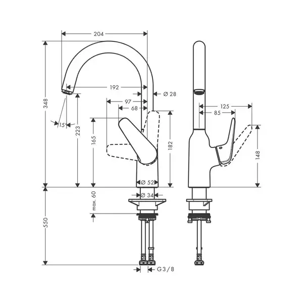 Hansgrohe Focus M421-H220 Смеситель для кухни, хром (71802000) Hansgrohe Focus M421-H220 Смеситель для кухни, хром (71802000)