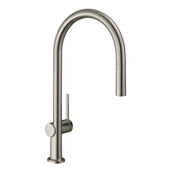 Змішувач для кухні Hansgrohe Talis 210 1jet з витяжним виливом, Stainless Steel (72802800) Змішувач для кухні Hansgrohe Talis 210 1jet з витяжним виливом, Stainless Steel (72802800)