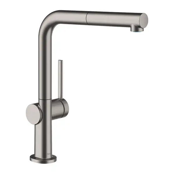 Hansgrohe Talis M54 210 Смеситель кухни, черный хром (72808340) Hansgrohe Talis M54 210 Смеситель кухни, черный хром (72808340)