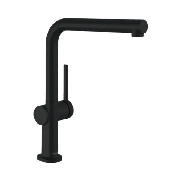 Hansgrohe Talis M54 270 Смеситель кухонный, черный матовый (72808670) Hansgrohe Talis M54 270 Смеситель кухонный, черный матовый (72808670)