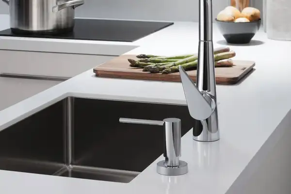 Смеситель для кухни 300 Hansgrohe Talis Select M51, с вытяжным изливом, 1jet, sBox (цвет - хром) 73853000