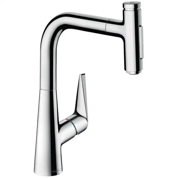 Змішувач кухонний Hansgrohe Talis 220 2jet з витяжним зливом Sbox, хром (73868000) Змішувач кухонний Hansgrohe Talis 220 2jet з витяжним зливом Sbox, хром (73868000)