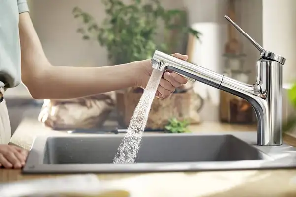 Кухонный смеситель 2 вида струи, sBox Hansgrohe Zesis M33 (цвет - хром) 74821000