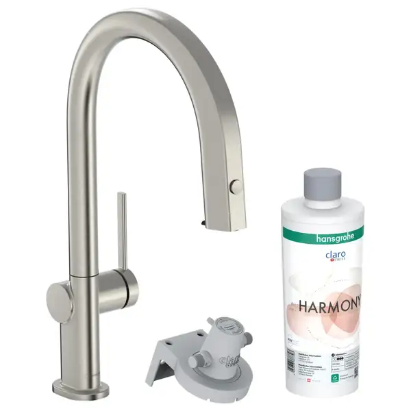 Змішувач кухонний Hansgrohe Aqittura M91 FilterSystem 210 1jet pull/out Harmony, Stainless (76801800)