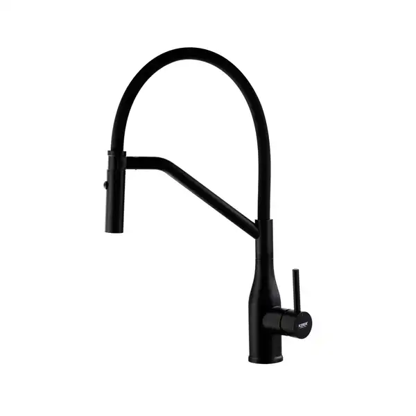 Koer KI-70026-05 Смеситель для кухни, черный/хром (KR5210)