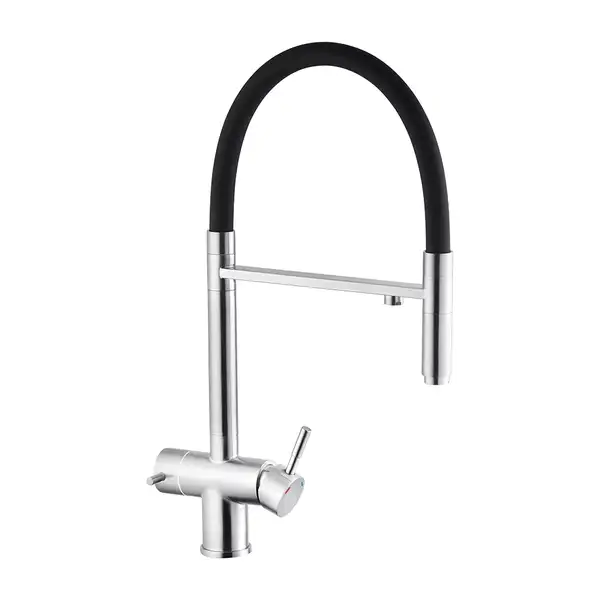 Kroner Klassisch Змішувач для кухні з фільтром, чорний (ESG03815BLK) (Klassisch-ESG03815BLK) Kroner Klassisch Змішувач для кухні з фільтром, чорний (ESG03815BLK) (Klassisch-ESG03815BLK)