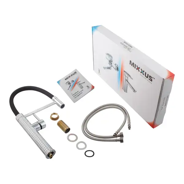 MIXXUS PREMIUM Oliwer 017 Смеситель для кухни, черный (MI6965) MIXXUS PREMIUM Oliwer 017 Смеситель для кухни, черный (MI6965)