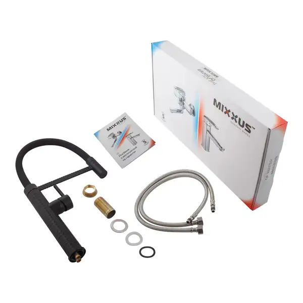 Змішувач для кухні Mixxus Premium Oliwer 017, чорний (MI6966) Змішувач для кухні Mixxus Premium Oliwer 017, чорний (MI6966)