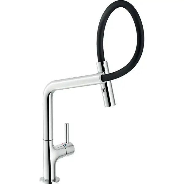 MP119400CR Змішувач кухонний Lamp, лійка з ручним душем на магніті, хром Nobili ІТАЛІЯ (MP119400CR) MP119400CR Змішувач кухонний Lamp, лійка з ручним душем на магніті, хром Nobili ІТАЛІЯ (MP119400CR)