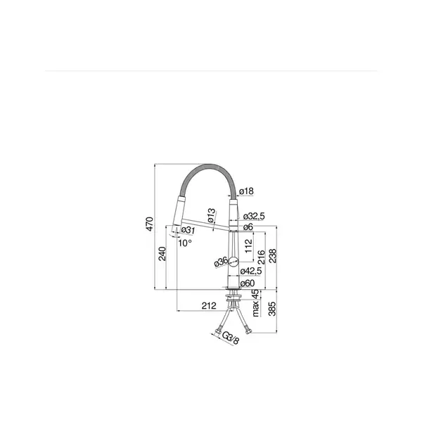 MV123300IX Змішувач для кухонної мийки Levante ручна рухома лійка на магнітному кріпленні полірована сталь Inox Nobili ІТАЛІЯ (MV123300IX) MV123300IX Змішувач для кухонної мийки Levante ручна рухома лійка на магнітному кріпленні полірована сталь Inox Nobili ІТАЛІЯ (MV123300IX)