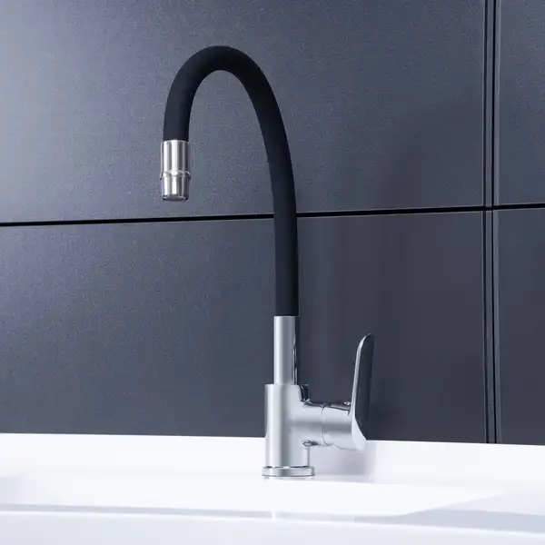 Смеситель для кухни Qtap Linea CRB 007F с рефлекторным изливом (QTLINCRB007F) фото 3 Aquada.com.ua