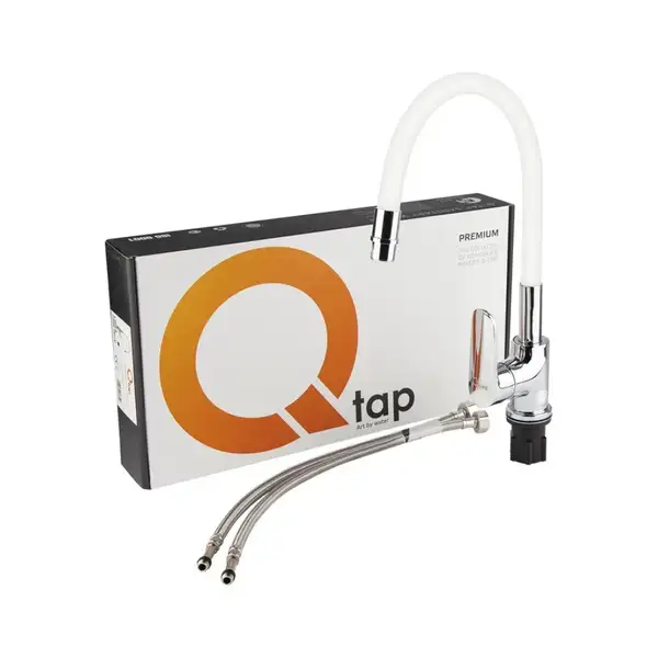 Смеситель для кухни Qtap Linea CRW 007F с рефлекторным изливом (QTLINCRW007F)