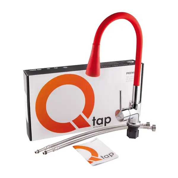 Смеситель для кухни Qtap Spring CRR 007F-1 с рефлекторным изливом (QTSPRCRR007F1) фото 5 Aquada.com.ua