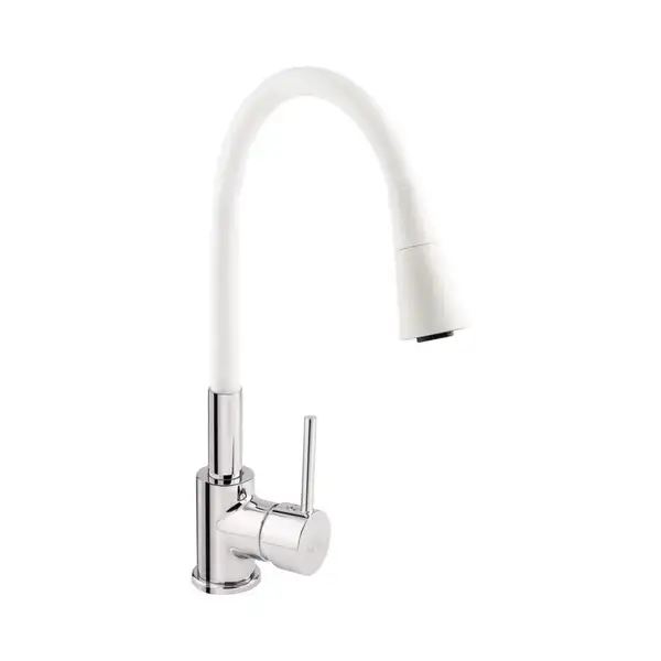 Смеситель для кухни Qtap Spring CRW 007F-1 с рефлекторным изливом (QTSPRCRW007F1) фото 1 Aquada.com.ua