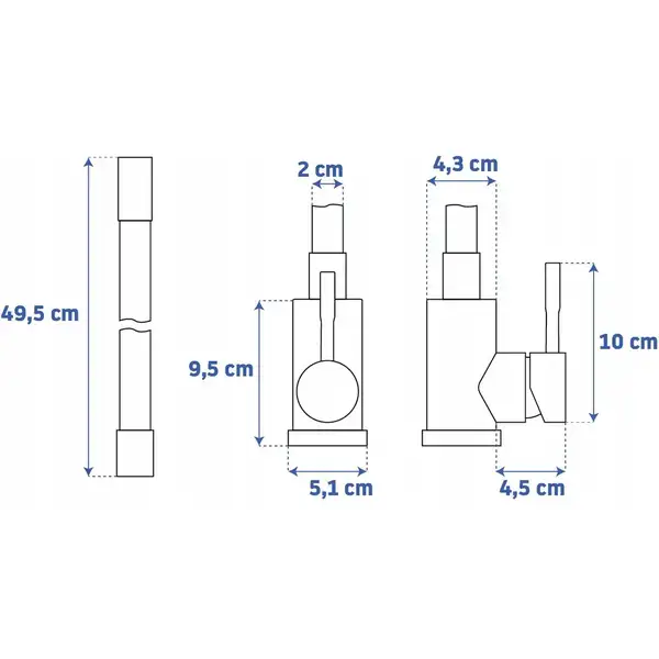 Змішувач для кухні REA CLEVER чорний (REA-B5698)