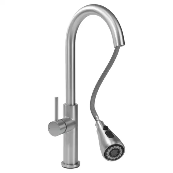 Rea NEST Смеситель для кухни, никель матовый (REA-B6601) Rea NEST Смеситель для кухни, никель матовый (REA-B6601)