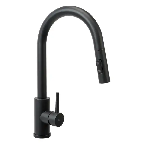Rea FRESH BLACK MAT Смеситель для кухни, черный матовый (REA-B9147) Rea FRESH BLACK MAT Смеситель для кухни, черный матовый (REA-B9147)