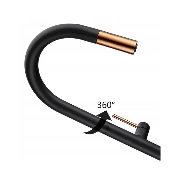 Смеситель для раковины (умывальника) REA APOLLO BLACK/ROSE GOLD черный / розовое золото высокий (REA-B9601) Смеситель для раковины (умывальника) REA APOLLO BLACK/ROSE GOLD черный / розовое золото высокий (REA-B9601)