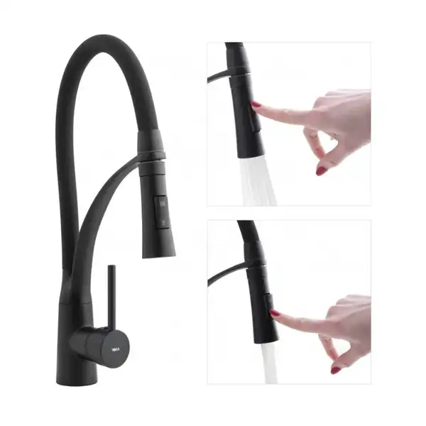 Смеситель для кухни Yoka ZEFIR BLACK черный (BZ.ZEFIR-BLK) Смеситель для кухни Yoka ZEFIR BLACK черный (BZ.ZEFIR-BLK)