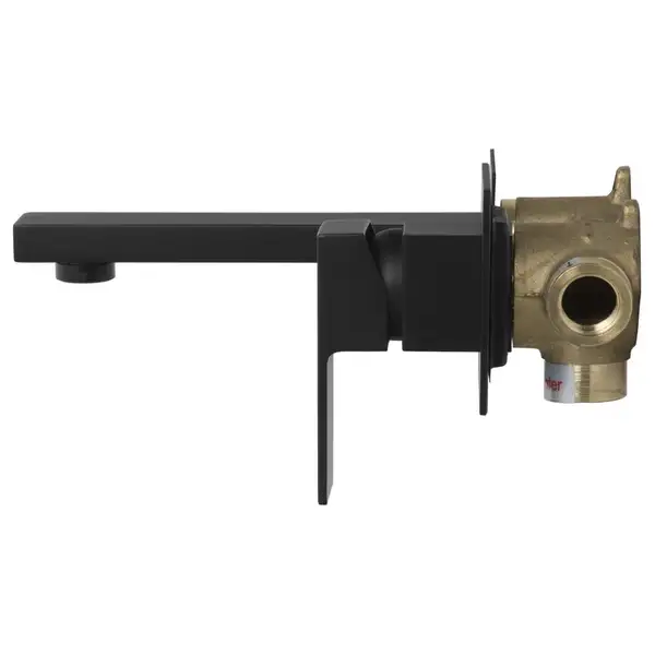 Змішувач для раковини (умивальника) прихованого монтажу Corsan ANGO BLACK MATT (CMB3024BL)