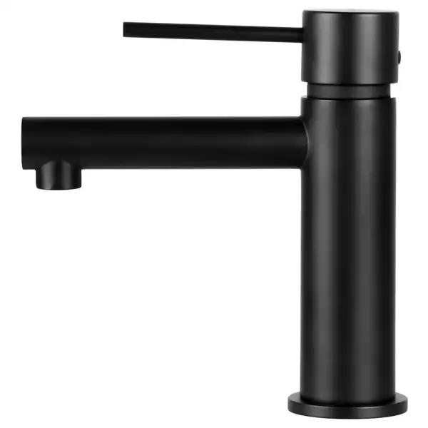 Смеситель для раковины (умывальника) Corsan LUGO BLACK MATчерный низкий (CMB7511BL) Смеситель для раковины (умывальника) Corsan LUGO BLACK MATчерный низкий (CMB7511BL)