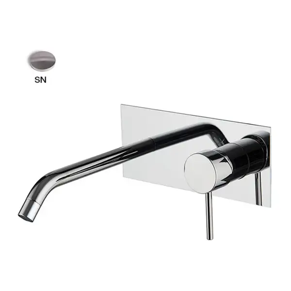 Змішувач для умивальника Fima Carlo Spillo, BRUSHED NICKEL (F3051LX5SN) Змішувач для умивальника Fima Carlo Spillo, BRUSHED NICKEL (F3051LX5SN)