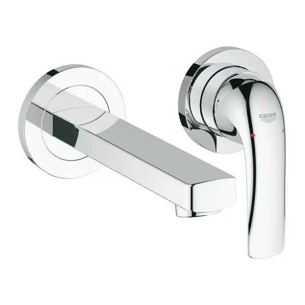 Змішувач для раковини Grohe BauCurve на два отвори S-Size, хром (20288000) Змішувач для раковини Grohe BauCurve на два отвори S-Size, хром (20288000)