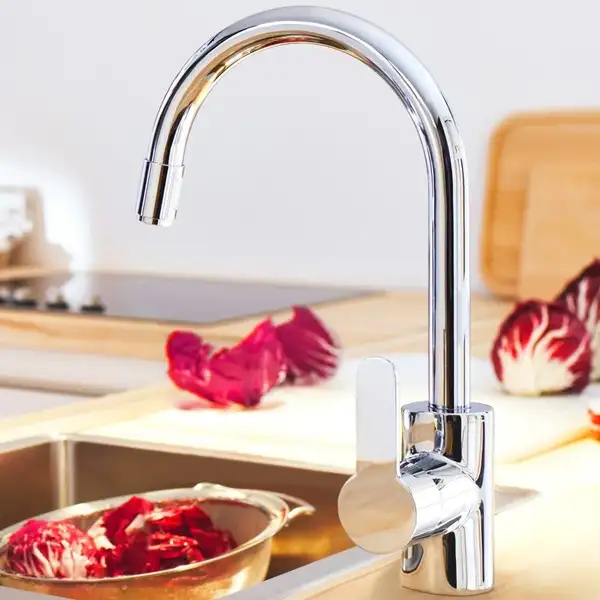 Змішувач для умивальника Grohe Eurostyle Cosmopolitan з донним клапаном, хром (23043002)