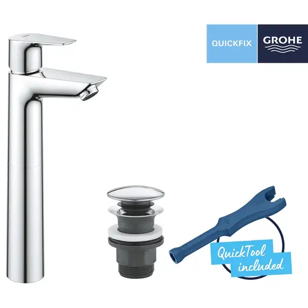 Grohe StartEdge Смеситель для раковины XL-Size, хром (23777001)