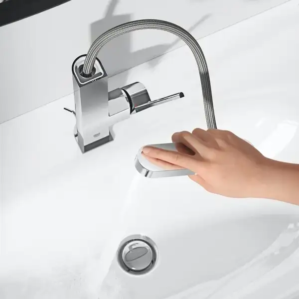 Змішувач для умивальника Grohe Plus, хром (23843003)