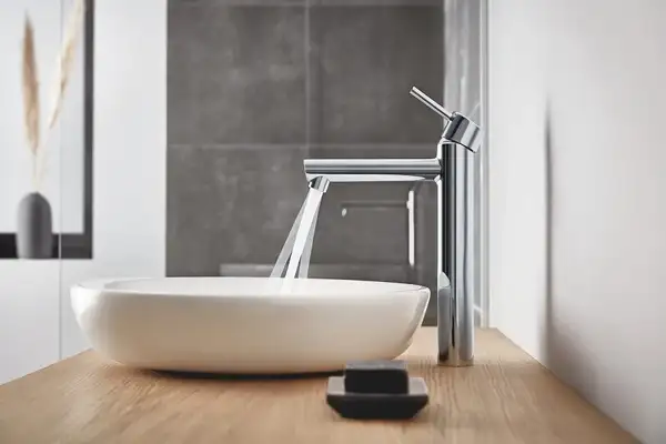 Смеситель для раковины высокий Grohe Concetto (цвет - хром), без донного клапана (23920001) фото 5 Aquada.com.ua