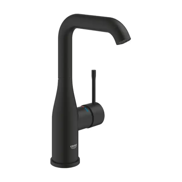 Grohe Essence New Смеситель для умывальника, черный матовый (24177KF1) Grohe Essence New Смеситель для умывальника, черный матовый (24177KF1)