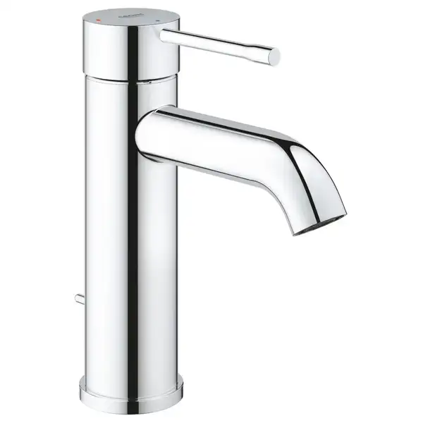 Змішувач для умивальника Grohe Essence New S-Size з донним клапаном, хром (24180001) Змішувач для умивальника Grohe Essence New S-Size з донним клапаном, хром (24180001)