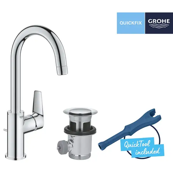 Grohe StartEdge Смеситель для раковины L-Size, хром (24201001) Grohe StartEdge Смеситель для раковины L-Size, хром (24201001)