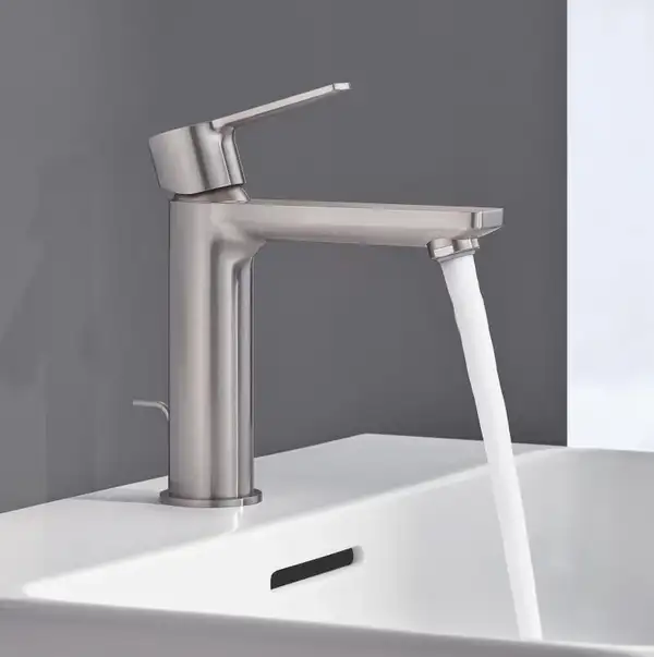 Змішувач для раковини Grohe Lineare New S-Size, сталь (32114DC1) Змішувач для раковини Grohe Lineare New S-Size, сталь (32114DC1)