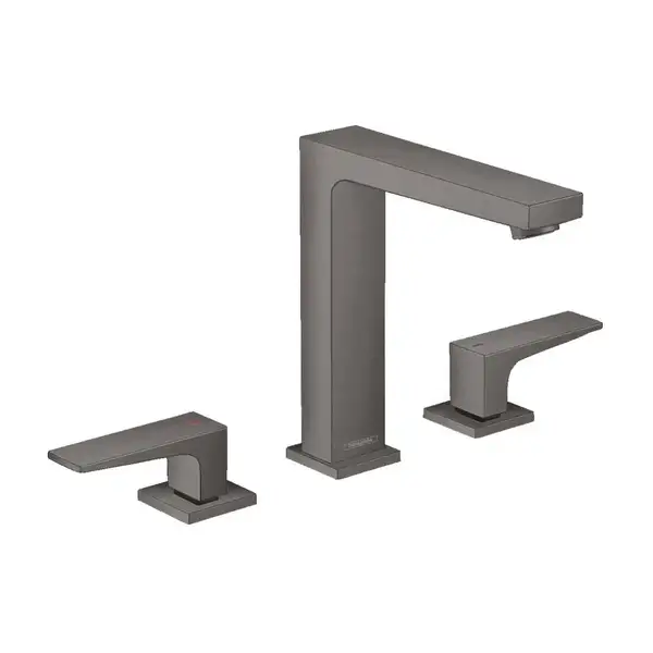 Змішувач для умивальника на 3 отвори Hansgrohe Metropol 160 із зливним клапаном Push-Open, чорний хром (32515340) Змішувач для умивальника на 3 отвори Hansgrohe Metropol 160 із зливним клапаном Push-Open, чорний хром (32515340)
