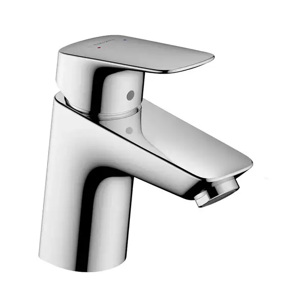 Смеситель для раковины 70 Hansgrohe Logis (цвет - хром), со сливным клапаном Push-Open 71077000 Смеситель для раковины 70 Hansgrohe Logis (цвет - хром), со сливным клапаном Push-Open 71077000