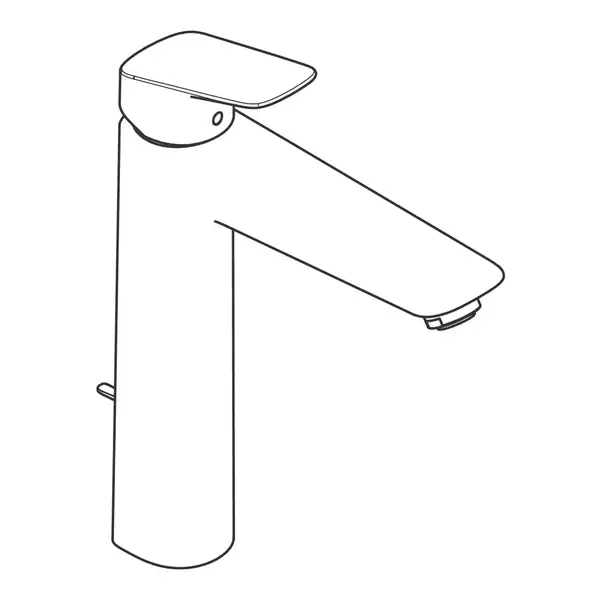 Hansgrohe Logis Смеситель для раковины, черный матовый (71090670) Hansgrohe Logis Смеситель для раковины, черный матовый (71090670)