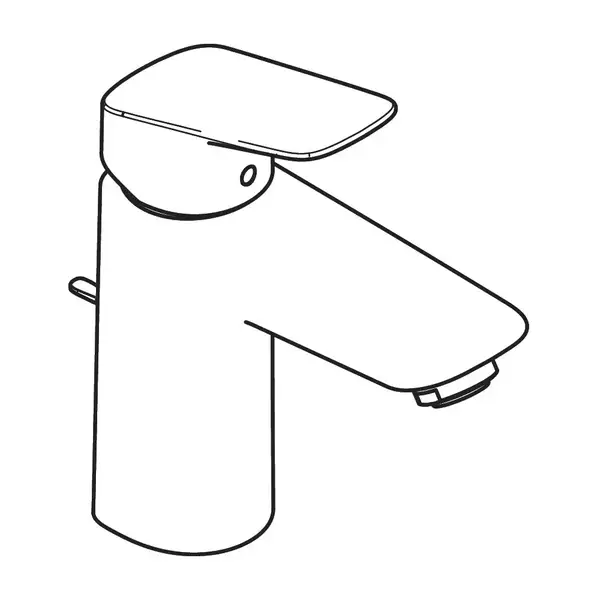 HANSGROHE Logis 100 Смеситель для раковины, черный матовый (71100670) HANSGROHE Logis 100 Смеситель для раковины, черный матовый (71100670)