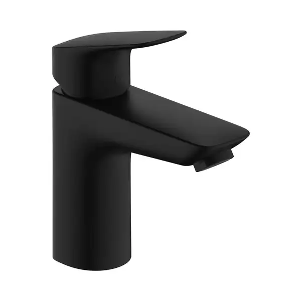 Смеситель для раковины 100 Hansgrohe Logis (цвет - чёрный матовый), без донного клапана 71101670 Смеситель для раковины 100 Hansgrohe Logis (цвет - чёрный матовый), без донного клапана 71101670