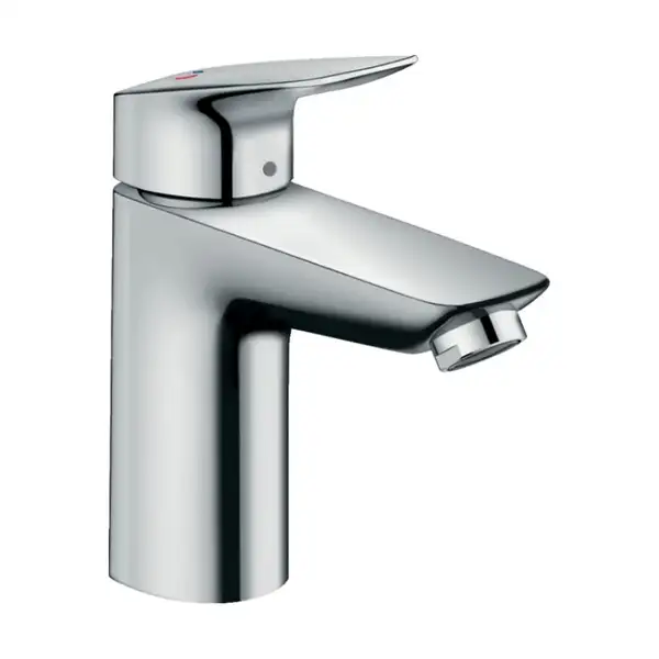 Змішувач для умивальника Hansgrohe Logis 100 Coolstart із зливним гарнітуром, хром (71102000) Змішувач для умивальника Hansgrohe Logis 100 Coolstart із зливним гарнітуром, хром (71102000)