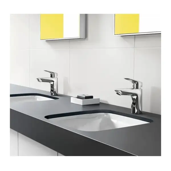 Змішувач для умивальника Hansgrohe Logis 100 Coolstart, хром (71103000) Змішувач для умивальника Hansgrohe Logis 100 Coolstart, хром (71103000)