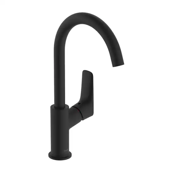 HANSGROHE Logis Смеситель для раковины, черный матовый (71131670)