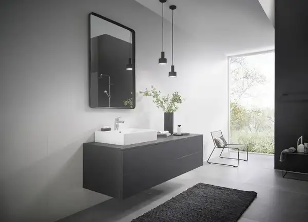 Смеситель для раковины 100 Hansgrohe Logis (цвет - хром), с металлическим сливным гарнитуром 71171000 Смеситель для раковины 100 Hansgrohe Logis (цвет - хром), с металлическим сливным гарнитуром 71171000