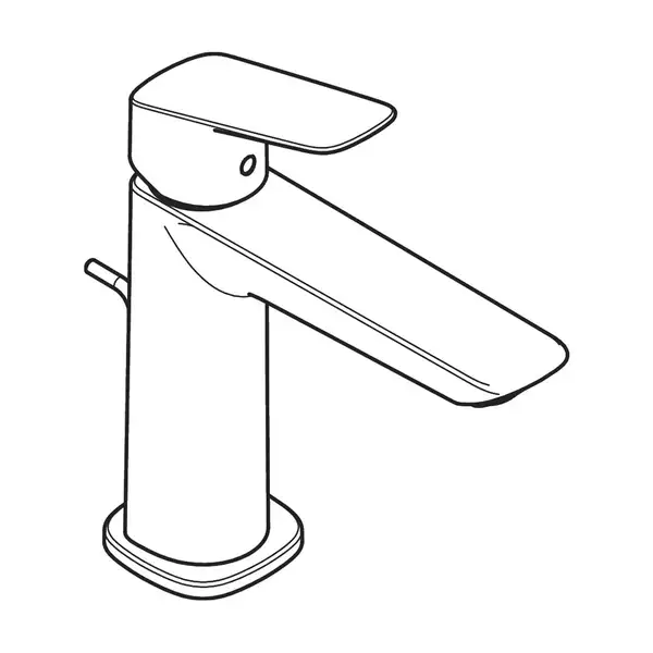 Hansgrohe Logis Fine 100 Смеситель для раковины, черный матовый (71251670) Hansgrohe Logis Fine 100 Смеситель для раковины, черный матовый (71251670)