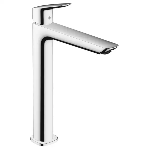 Смеситель для раковины высокий Hansgrohe Logis Fine (цвет - хром), с донным клапаном (71257000) фото 1 Aquada.com.ua Смеситель для раковины высокий Hansgrohe Logis Fine (цвет - хром), с донным клапаном (71257000) фото 1 Aquada.com.ua